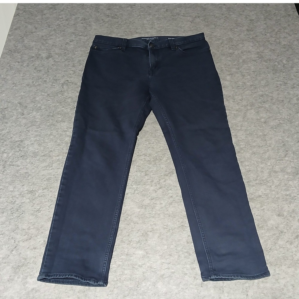 Banana Republic Traveler Slim Fit Chinos Pants Mens 33x30 Navy‎ Blue
